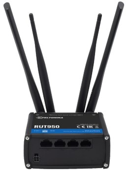 Teltonika Router 4G LTE Teltonika RUT950, WiFi 802.11b/g/n, 2x SIM, 4x LAN/WAN 10/100 Mbps