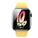 Zestaw 2x folia ochronna Baseus NanoCrystal do Apple Watch 4/5/6/SE/SE 2 44mm + zestaw montażowy - przezroczysta