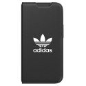 Etui Adidas OR Booklet Case BASIC na iPhone 14 Pro - czarno-białe