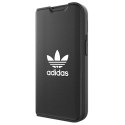 Etui Adidas OR Booklet Case BASIC na iPhone 14 Pro - czarno-białe