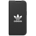 Etui Adidas OR Booklet Case BASIC na iPhone 14 - czarno-białe