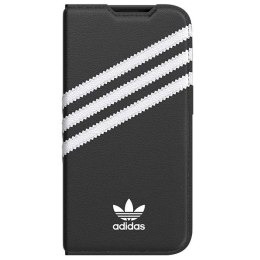 Etui Adidas OR Booklet Case PU na iPhone 14 Pro - czarno-białe