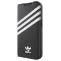 Etui Adidas OR Booklet Case PU na iPhone 14 Pro - czarno-białe