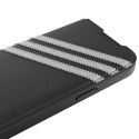 Etui Adidas OR Booklet Case PU na iPhone 14 Pro - czarno-białe