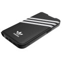 Etui Adidas OR Booklet Case PU na iPhone 14 Pro - czarno-białe