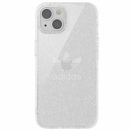 Etui Adidas OR Protective Clear Case Glitter na iPhone 13 - przezroczysto-srebrne