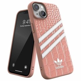 Etui Adidas OR Samba Alligator na iPhone 14 - różowo-białe