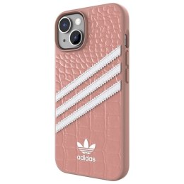 Etui Adidas OR Samba Alligator na iPhone 14 - różowo-białe