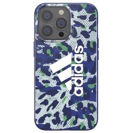 Etui Adidas OR SnapCase Leopard na iPhone 13 / iPhone 13 Pro - niebieskie