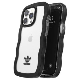 Etui Adidas OR Wavy Case na iPhone 13 Pro / iPhone 13 - czarno-przezroczyste