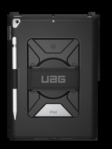 Etui UAG Metropolis Hand Strap do iPad 10.2" 7/8/9 gen. z uchwytem do Apple Pencil i na dłoń - czarne