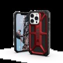 Etui UAG Monarch do iPhone 13 Pro - czarno-czerwone