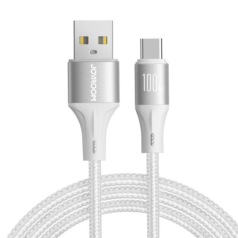 Kabel Joyroom Light-Speed Series S-A25 USB-A / USB-C 100W 1.2m - biały