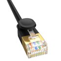 Baseus szybki kabel sieciowy RJ45 cat. 7 10Gbps 5m cienki czarny