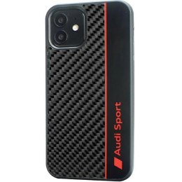 Etui Audi Carbon Fiber Stripe na iPhone 11 / Xr - czarne