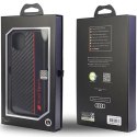 Etui Audi Carbon Fiber Stripe na iPhone 11 / Xr - czarne