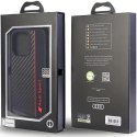 Etui Audi Carbon Fiber Stripe na iPhone 13 Pro / 13 - czarne