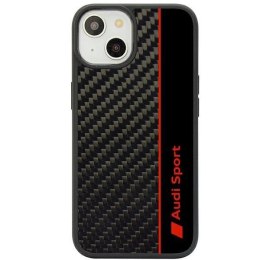 Etui Audi Carbon Fiber Stripe na iPhone 14 - czarne