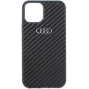 Etui Audi Carbon Fiber na iPhone 12 / iPhone 12 Pro - czarne