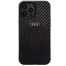 Etui Audi Carbon Fiber na iPhone 14 Pro - czarne