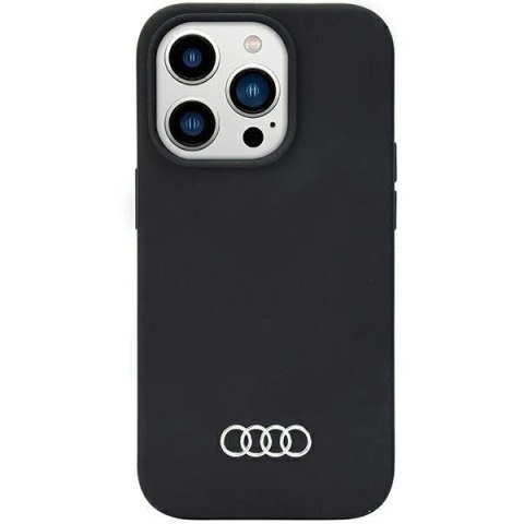 Etui Audi Silicone Case na iPhone 14 Pro - czarne