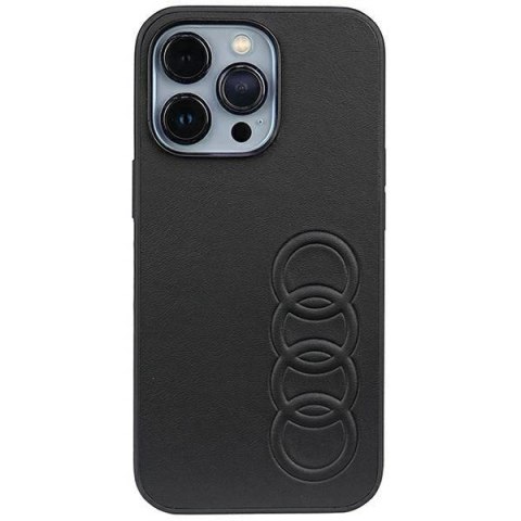 Etui Audi Synthetic Leather na iPhone 13 Pro / iPhone 13 - czarne