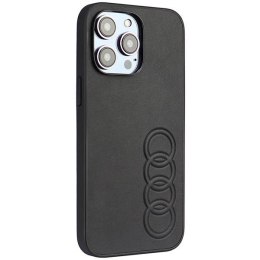 Etui Audi Synthetic Leather na iPhone 14 Pro Max - czarne