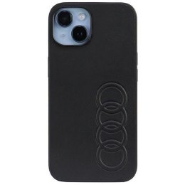 Etui Audi Synthetic Leather na iPhone 14 - czarne