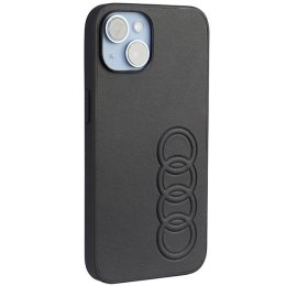 Etui Audi Synthetic Leather na iPhone 14 - czarne