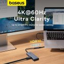 Kabel Baseus B0063370C111-00 USB-C - USB-C 4K 60Hz 100W 5A 10Gb/s 0,5m - czarny