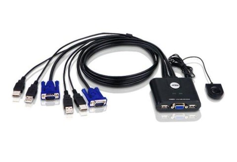 KVM ATEN Przełącznik KVM ATEN CS22U (CS22U-A7) 2-port.