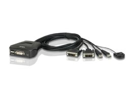 KVM ATEN Przełącznik KVM ATEN DVI/USB CS22D (CS22D-A7) 2-port.