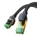 Baseus szybki kabel sieciowy RJ-45 cat.8 40Gbps 10m pleciony- czarny