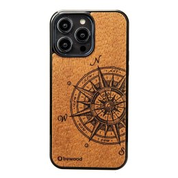 Etui Bewood Traveler Merbau drewniane na iPhone 15 Pro Max - jasnobrązowe