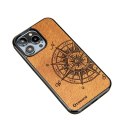 Etui Bewood Traveler Merbau drewniane na iPhone 15 Pro Max - jasnobrązowe