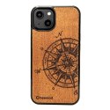 Etui Bewood Traveler Merbau drewniane na iPhone 15 - jasnobrązowe