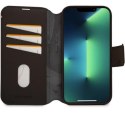 Etui Decoded Detachable Wallet Case skórzane z MagSafe z klapką do iPhone 14 Pro Max - brązowe