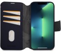 Etui Decoded Detachable Wallet Case skórzane z MagSafe z klapką do iPhone 14 Pro Max - granatowe