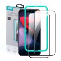 Szkło hartowane ESR Tempered Glass na iPhone 15 Pro - czarne 2 szt.