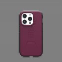 Etui UAG Civilian MagSafe do iPhone 15 Pro - purpurowe