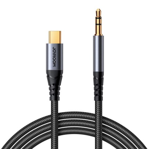 Kabel Joyroom Audio Transfer Series SY-A07 mini jack 3,5 mm / USB-C 1,2m - czarny