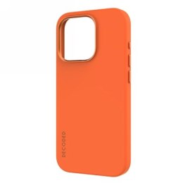 Etui Decoded Silicone Case silikonowe z MagSafe do iPhone 15 Pro - pomarańczowe