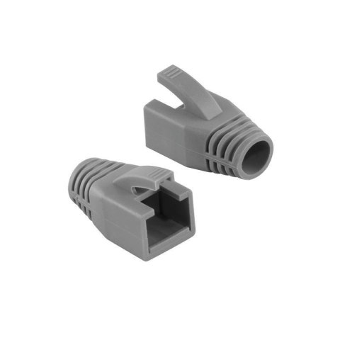 LogiLink Osłonka wtyku RJ45 LogiLink MP0035 8mm kat.6 szary 50szt