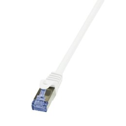 LogiLink Patchcord LogiLink CQ4011S Cat.6A/7 600 MHz S/FTP PIMF 0,25m biały