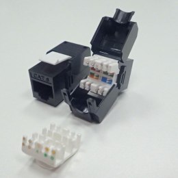 NETRACK Moduł keystone Jack RJ45 kat. 6A UTP, beznarzędziowy Netrack