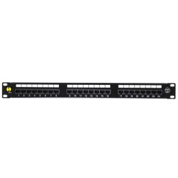 NETRACK Patch panel 19'' Netrack 24-porty kat. 5e UTP, z półką