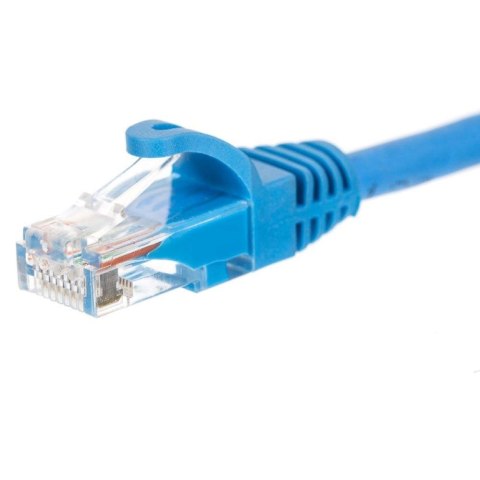 NETRACK Patchcord RJ45, Netrack osłonka zalewana, kat. 5e FTP/STP, 2m niebieski