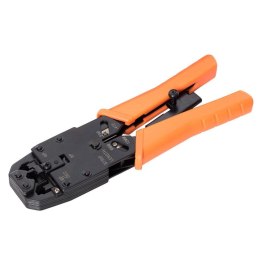 NETRACK Zaciskarka RJ45 8p+6p+4p, kontrola docisku, Netrack