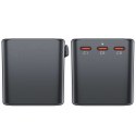 Adapter ładowarka podróżna Acefast Z1 GaN 75W PD 3x USB-C 2x USB-A - czarny