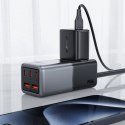 Ładowarka biurkowa Acefast Z2 GaN 75W PD 3x USB-C 2x USB-A - czarno-szara